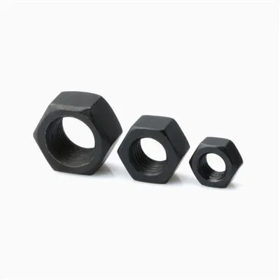 Din934 Carbon Steel Grade 4.8 με μαύρο επιμεταλλωμένο εξάγωνο παξιμάδι